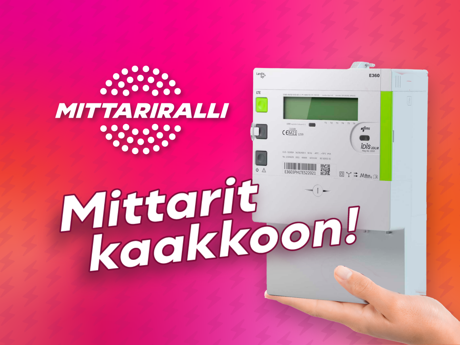 Mittarit kaakkoon!